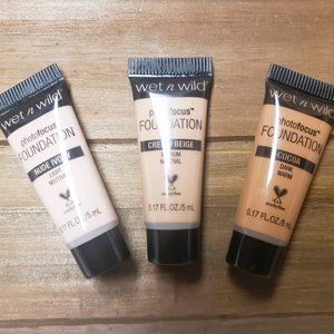 3 for $12 - Wet n Wild trial size foundation